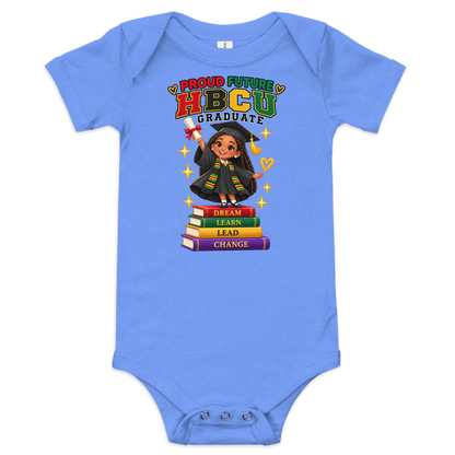 Proud Future HBCU Graduate Short Sleeve Onesie Tee for Girls