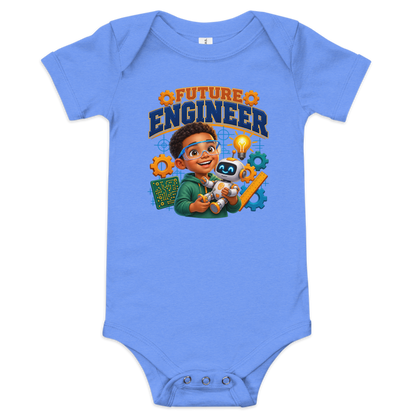Future Engineer Baby Short Sleeve Onesie for Boys
