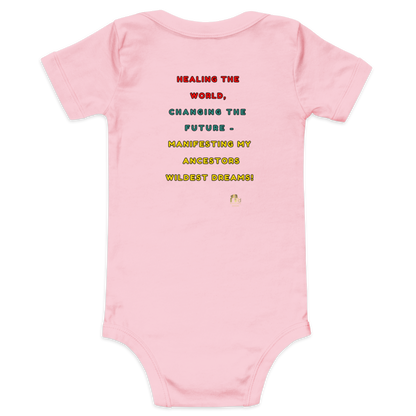 Future Scientist Baby Short Sleeve Onesie for Girls