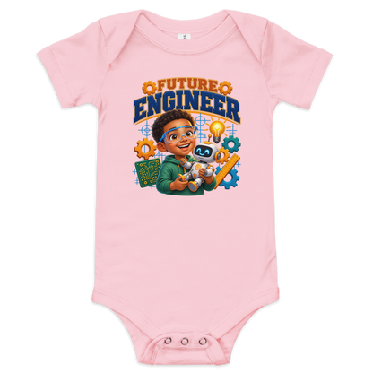Future Engineer Baby Short Sleeve Onesie for Boys