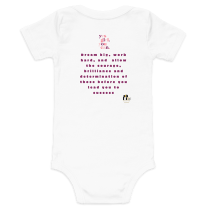 Proud Future HBCU Graduate Short Sleeve Onesie Tee for Girls