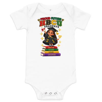 Proud Future HBCU Graduate Short Sleeve Onesie Tee for Girls