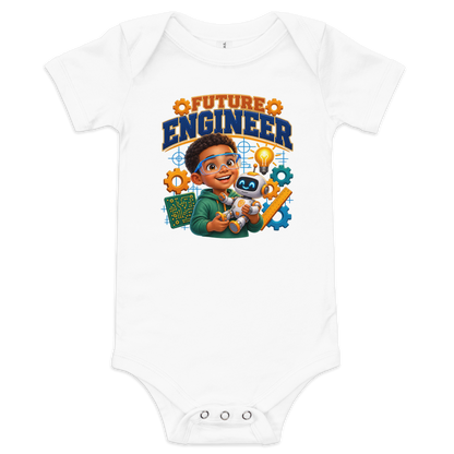 Future Engineer Baby Short Sleeve Onesie for Boys