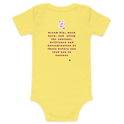 Proud Future HBCU Graduate Short Sleeve Onesie Tee for Girls