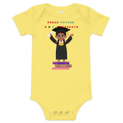Proud Future HBCU Graduate Short Sleeve Onesie Tee for Girls