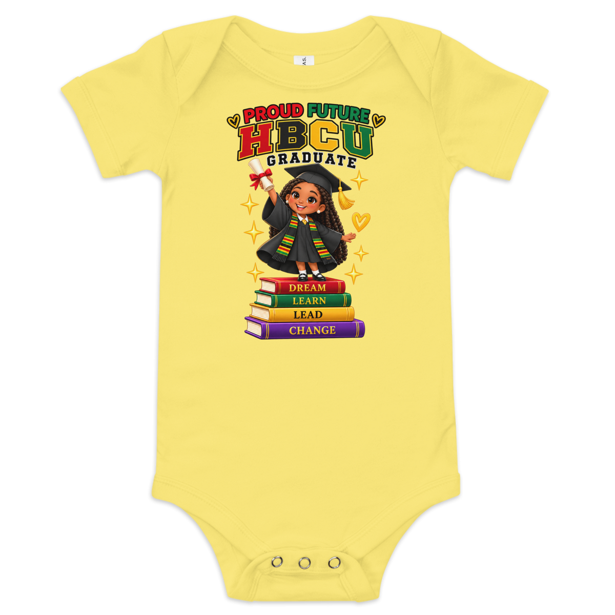 Proud Future HBCU Graduate Short Sleeve Onesie Tee for Girls
