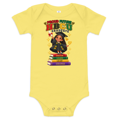 Proud Future HBCU Graduate Short Sleeve Onesie Tee for Girls