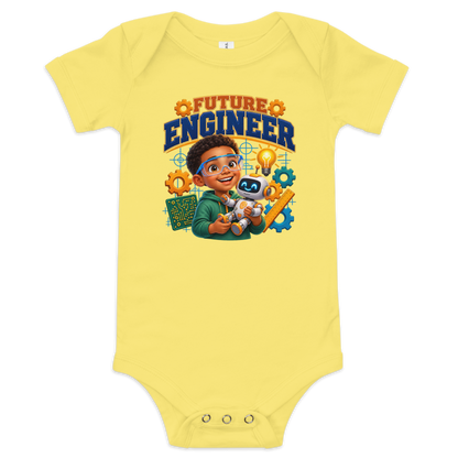 Future Engineer Baby Short Sleeve Onesie for Boys