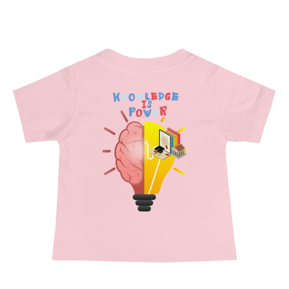 Knowledge Is Power Baby Jersey Tee for Girls