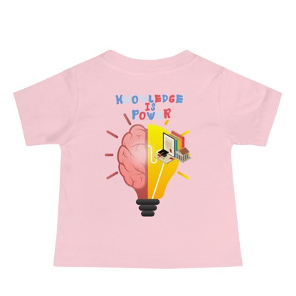 Knowledge Is Power Baby Jersey Tee for Girls