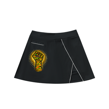 Raised in Culture Statement High-Waist Pocketed A-Line Skirt