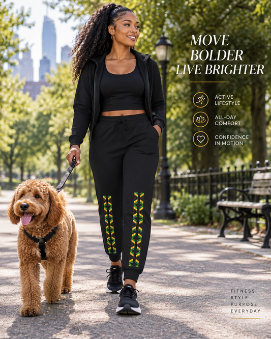 Jamaican Queen Vibes Fleece Sweatpants