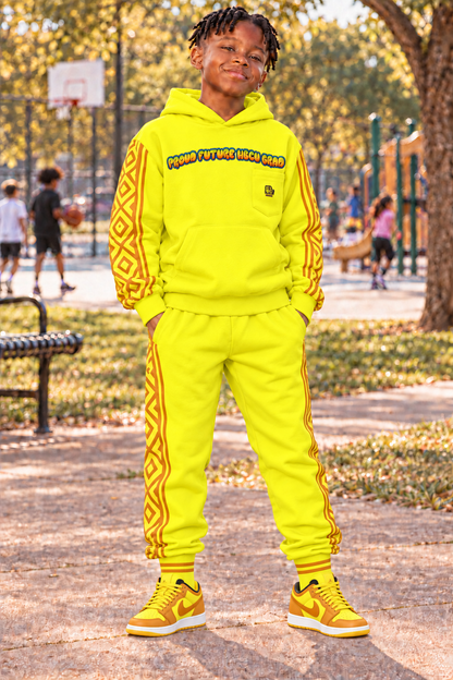 Proud Future HBCU Grad Unisex Hoodie in Yellow