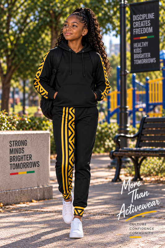 Trailblazers Unisex Joggers in Black