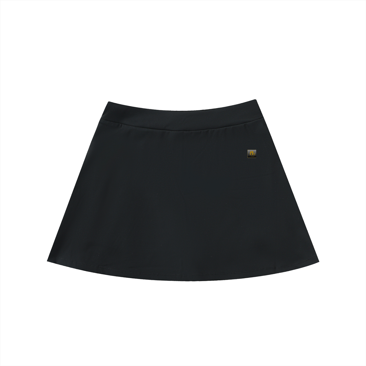 Raised in Culture Statement High-Waist Pocketed A-Line Skirt