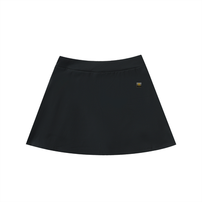 Raised in Culture Statement High-Waist Pocketed A-Line Skirt