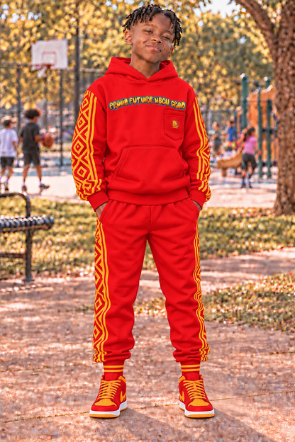 Proud Future HBCU Grad Unisex Hoodie in Red