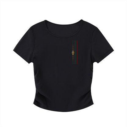 Ankh Courtline Crop Top