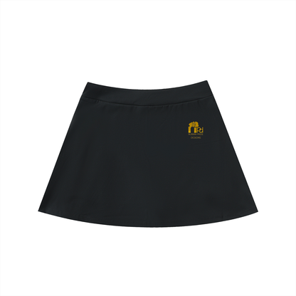 "Ancestral Wisdom" Sankofa High-Waist A-Line Skirt