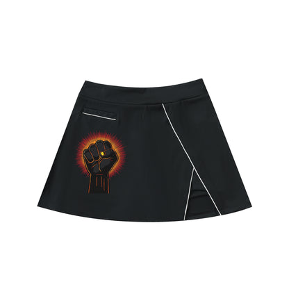 Power Fist A-Line Skirt