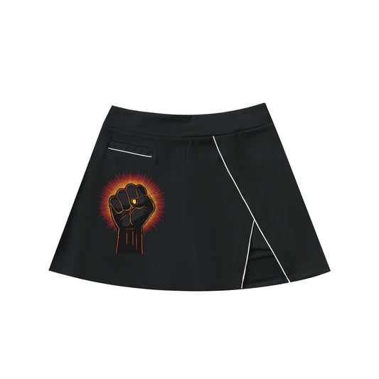 Power Fist A-Line Skirt