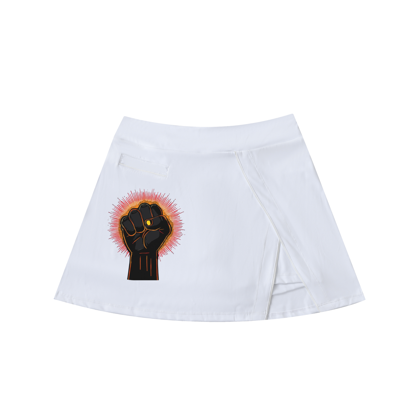 Power Fist A-Line Skirt
