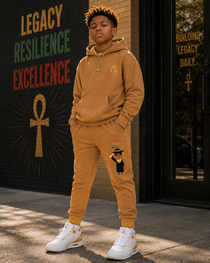 Future Legacy Proud HBCU Grad  Unisex Youth Joggers in Khaki