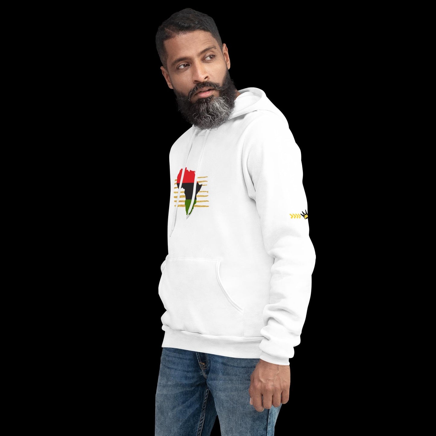 Africa on Gold Unisex Hoodie