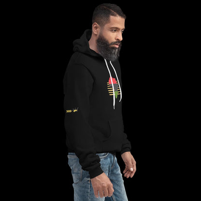 Africa on Gold Unisex Hoodie
