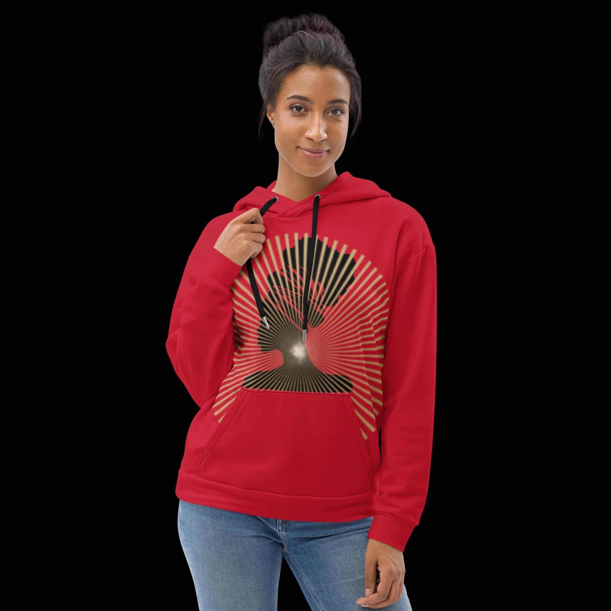 Afrocentric Radiance Hoodie for Women