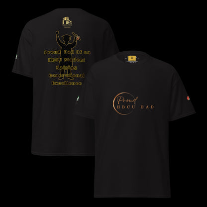 HBCU Proud Dad Classic Cotton Tee – Legacy, Pride & Black Excellence