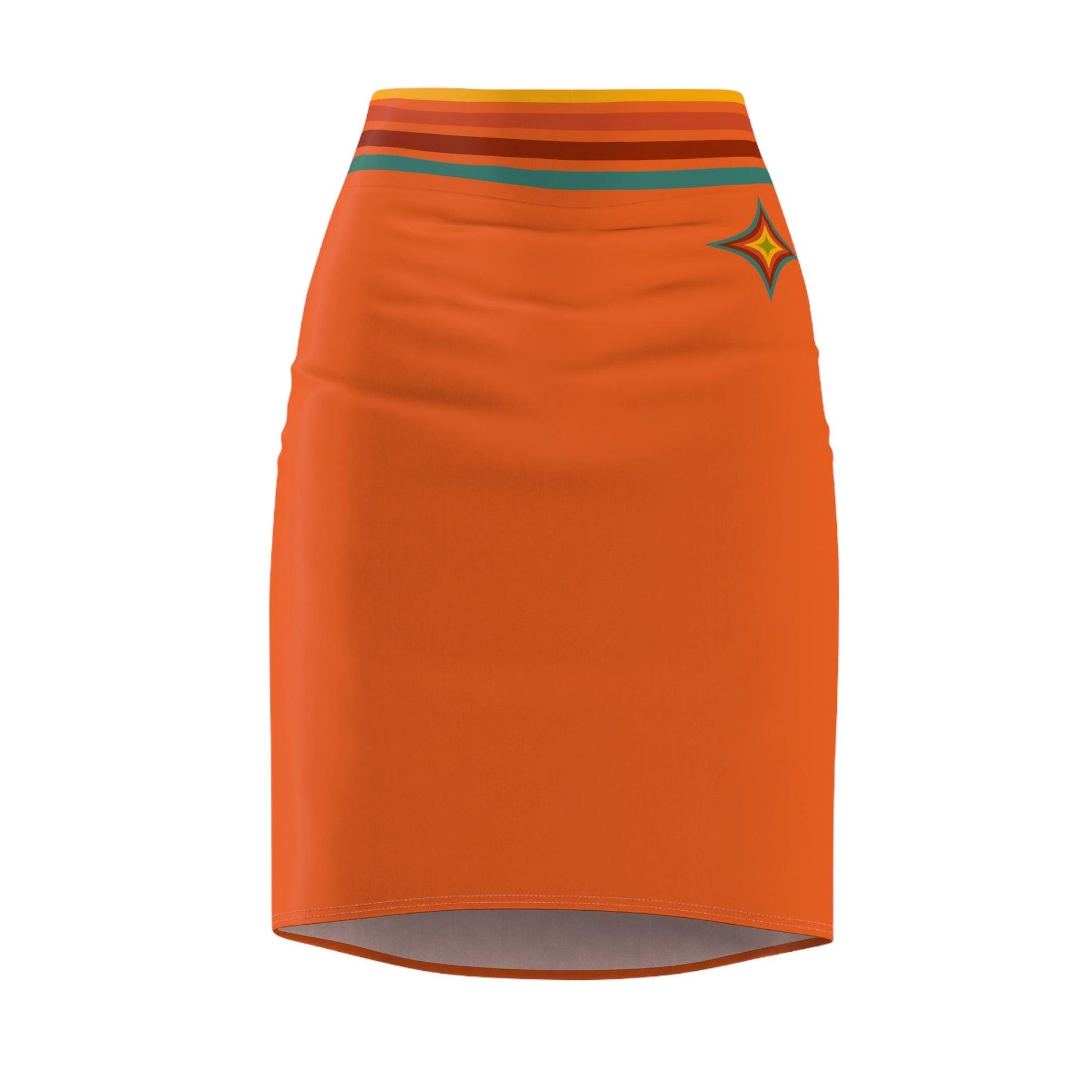 Coordinating "Accountability" Pencil Skirt (Tangerine Twist)