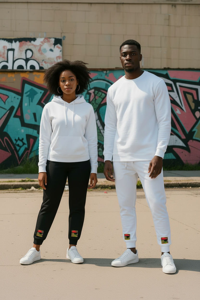 Africa on Gold Unisex Fleece Sweatpants