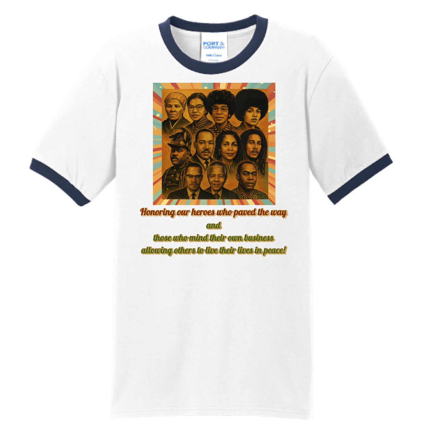 White/ Navy - FRONT