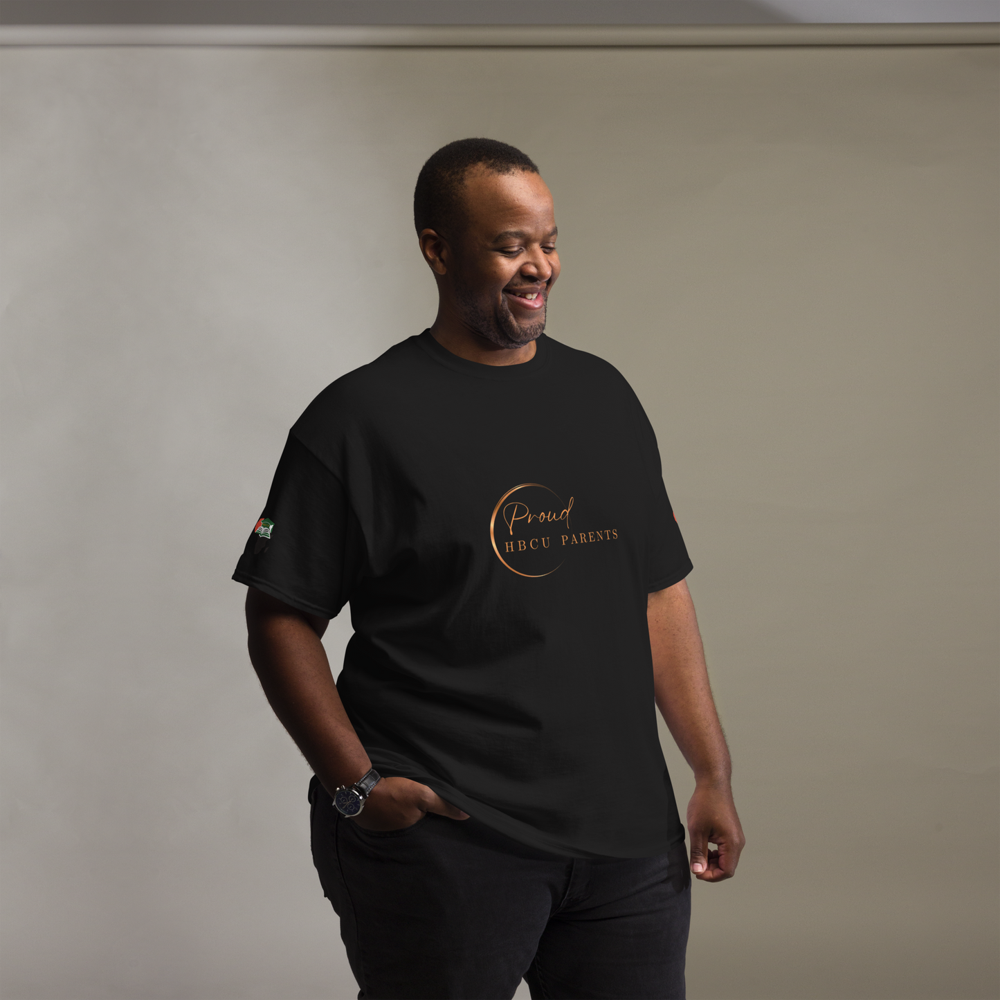 HBCU Proud Dad Classic Cotton Tee – Legacy, Pride & Black Excellence