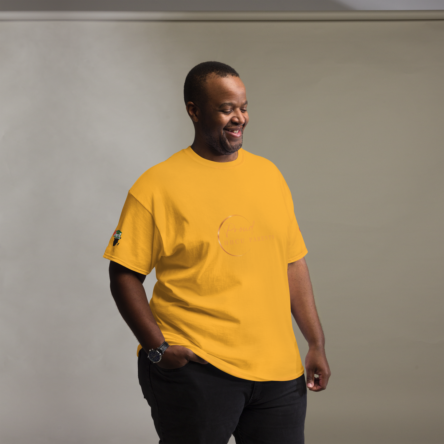 HBCU Proud Dad Classic Cotton Tee – Legacy, Pride & Black Excellence