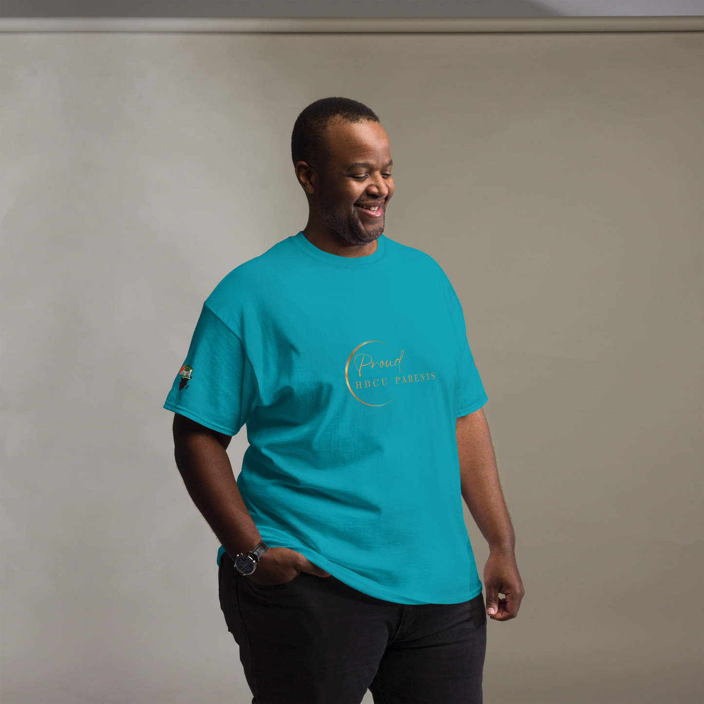 HBCU Proud Dad Classic Cotton Tee – Legacy, Pride & Black Excellence