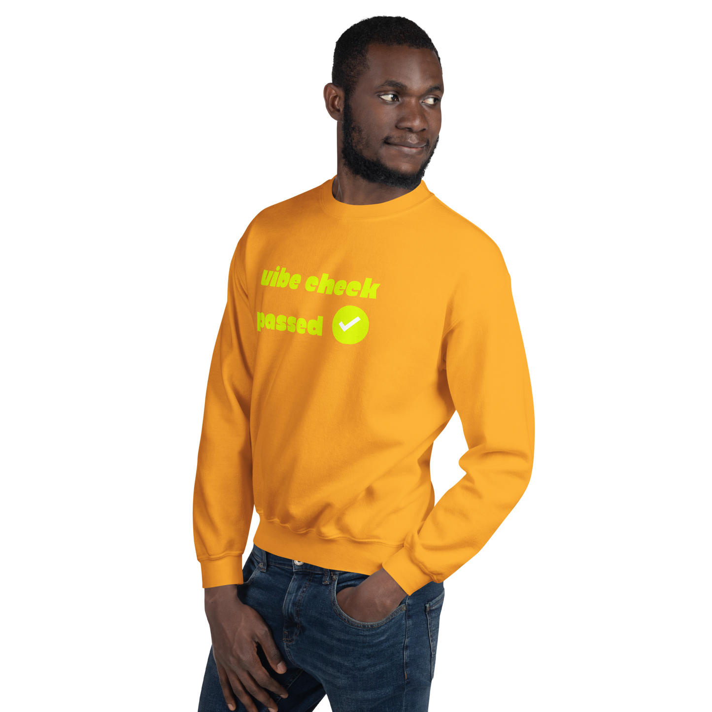Check the Vibe Sweatshirt – “Vibe Check Passed”