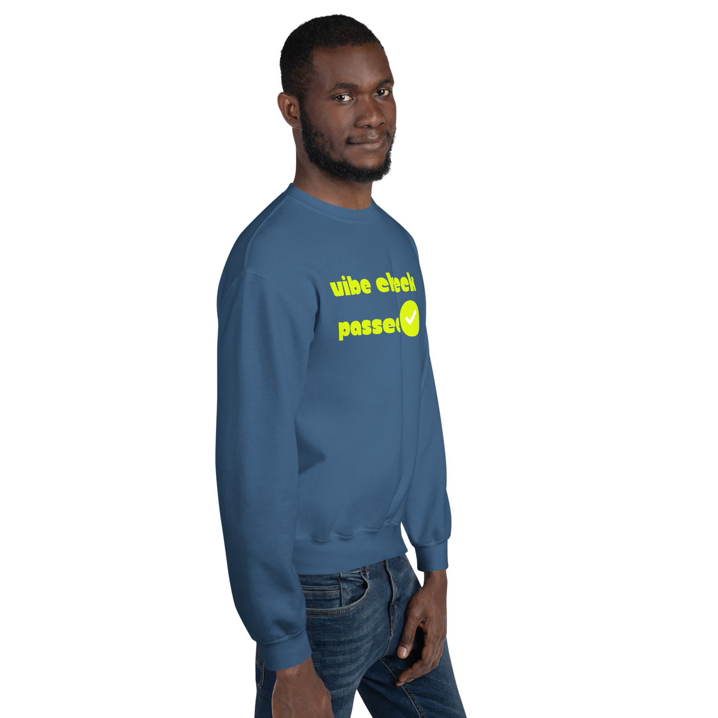 Check the Vibe Sweatshirt – “Vibe Check Passed”