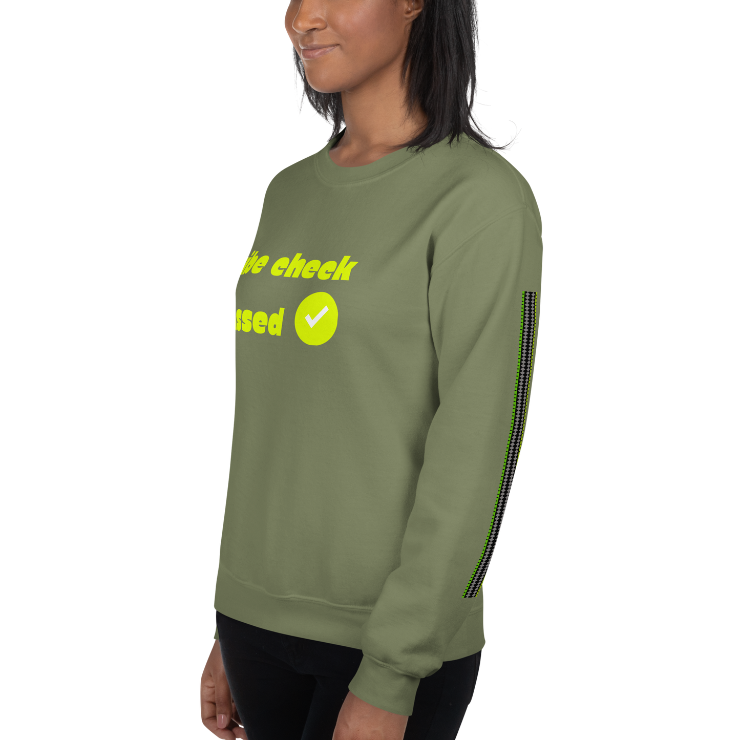 Check the Vibe Sweatshirt – “Vibe Check Passed”