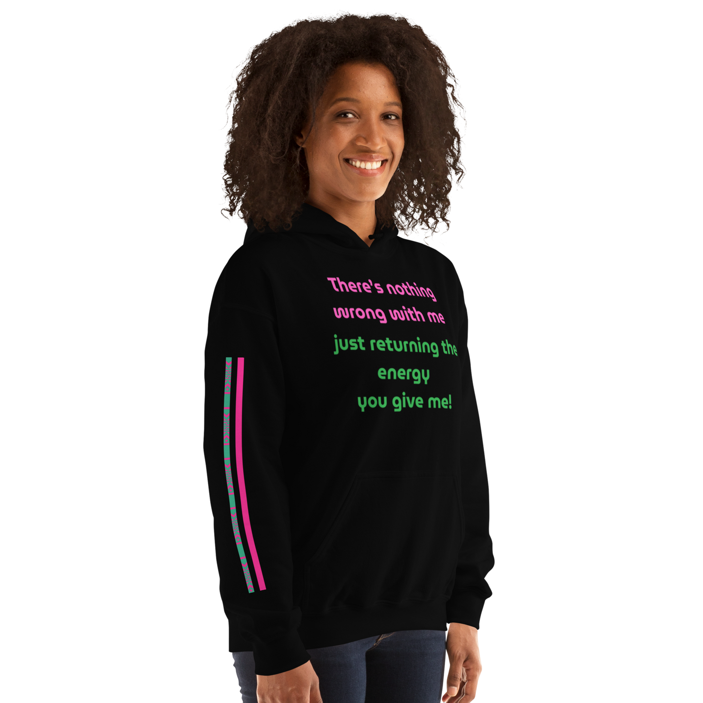 Matching Energy Unisex Hoodie (Pink)