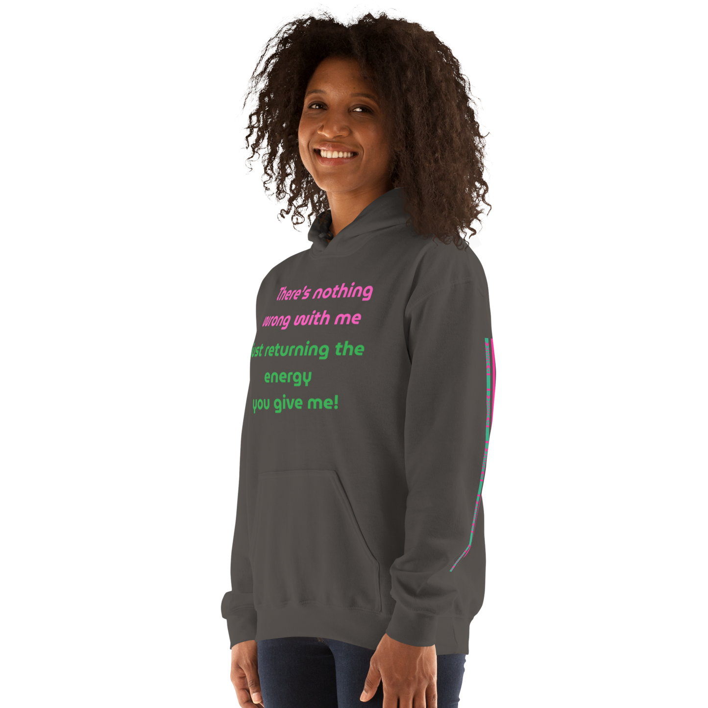 Matching Energy Unisex Hoodie (Pink)