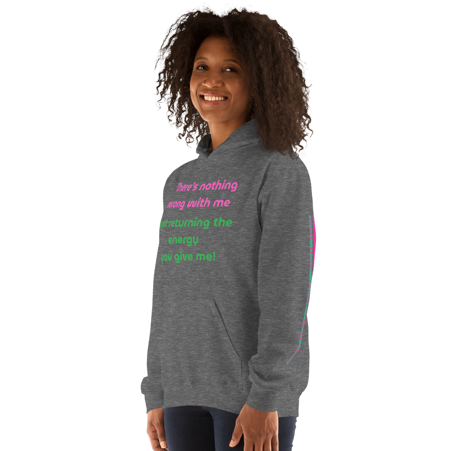 Matching Energy Unisex Hoodie (Pink)