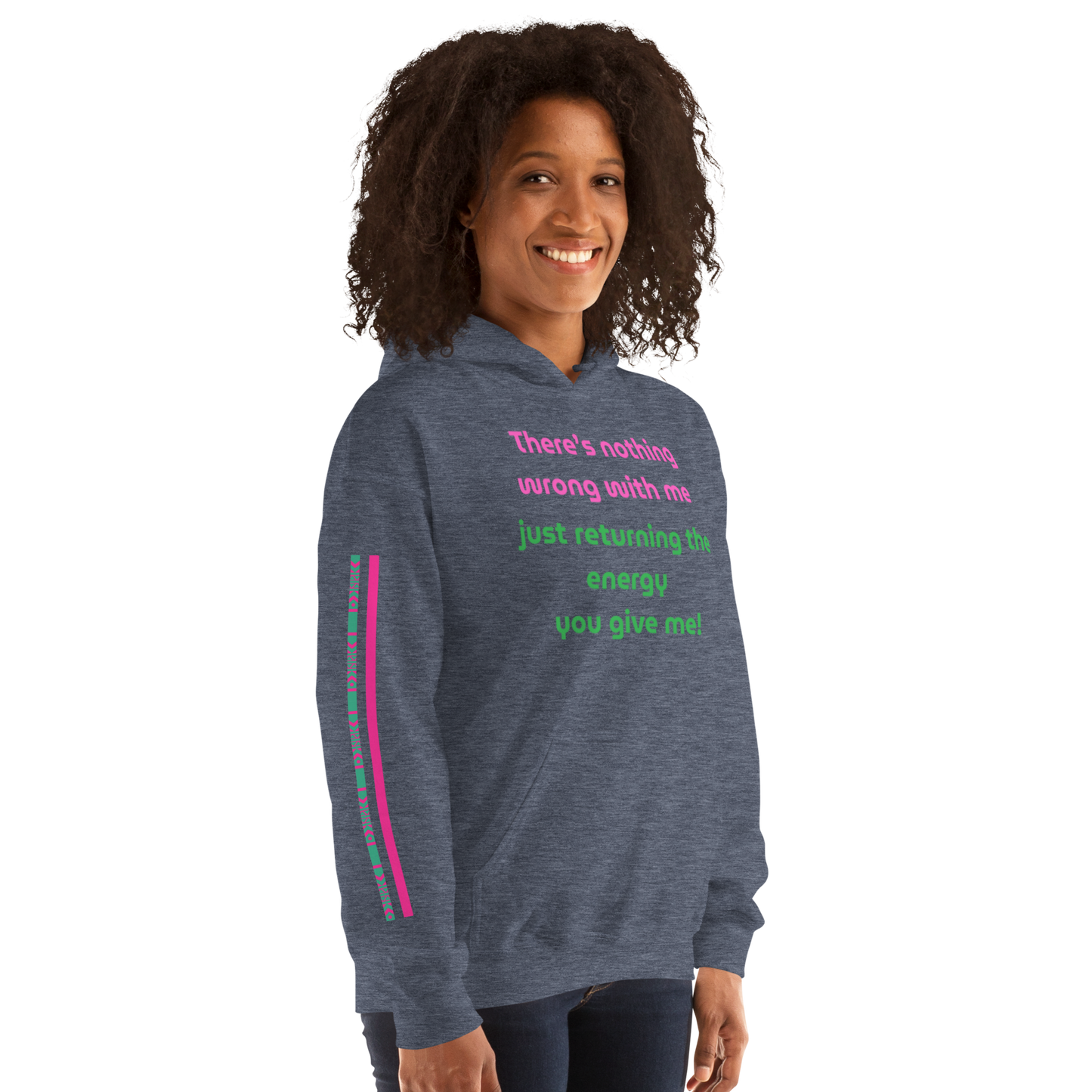 Matching Energy Unisex Hoodie (Pink)
