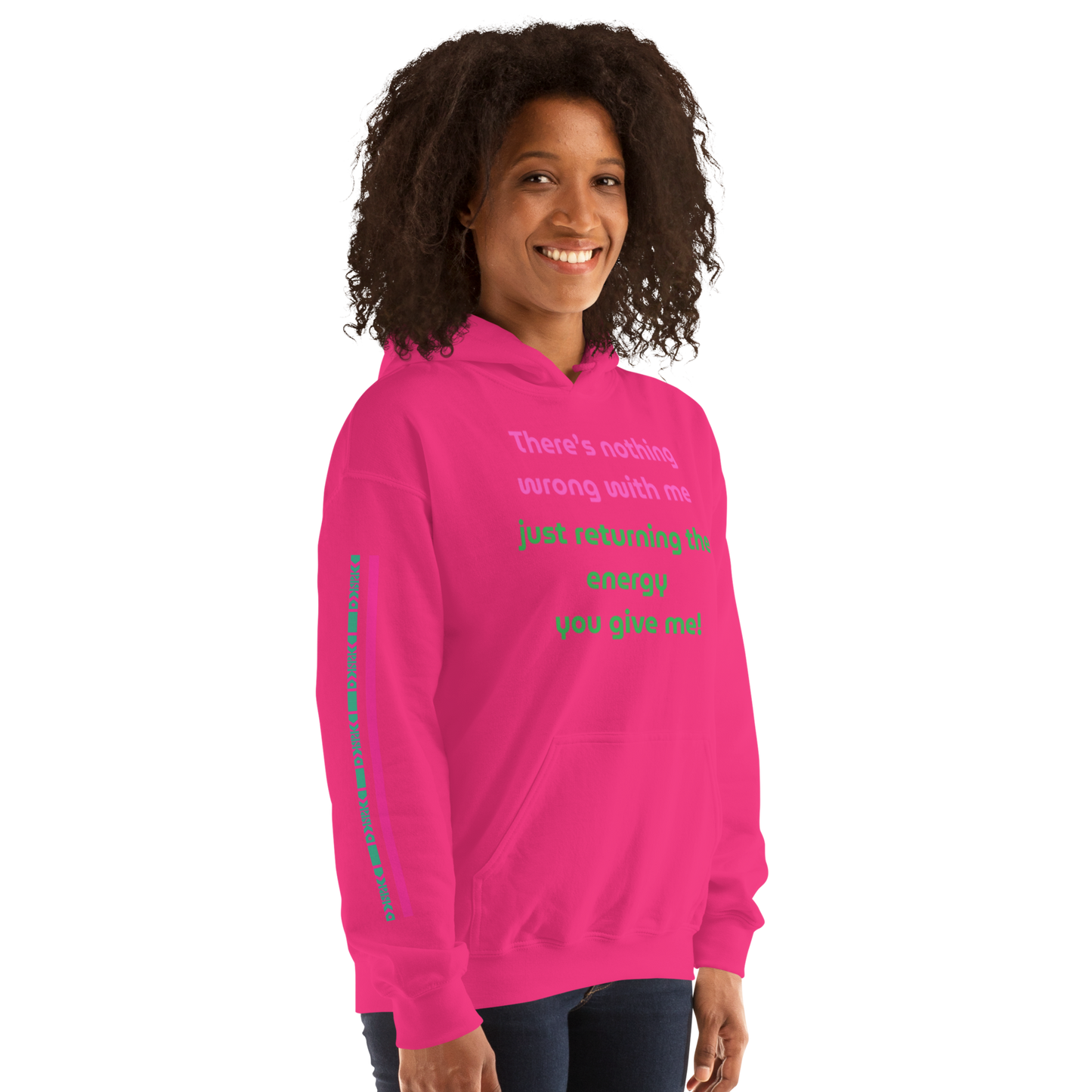 Matching Energy Unisex Hoodie (Pink)