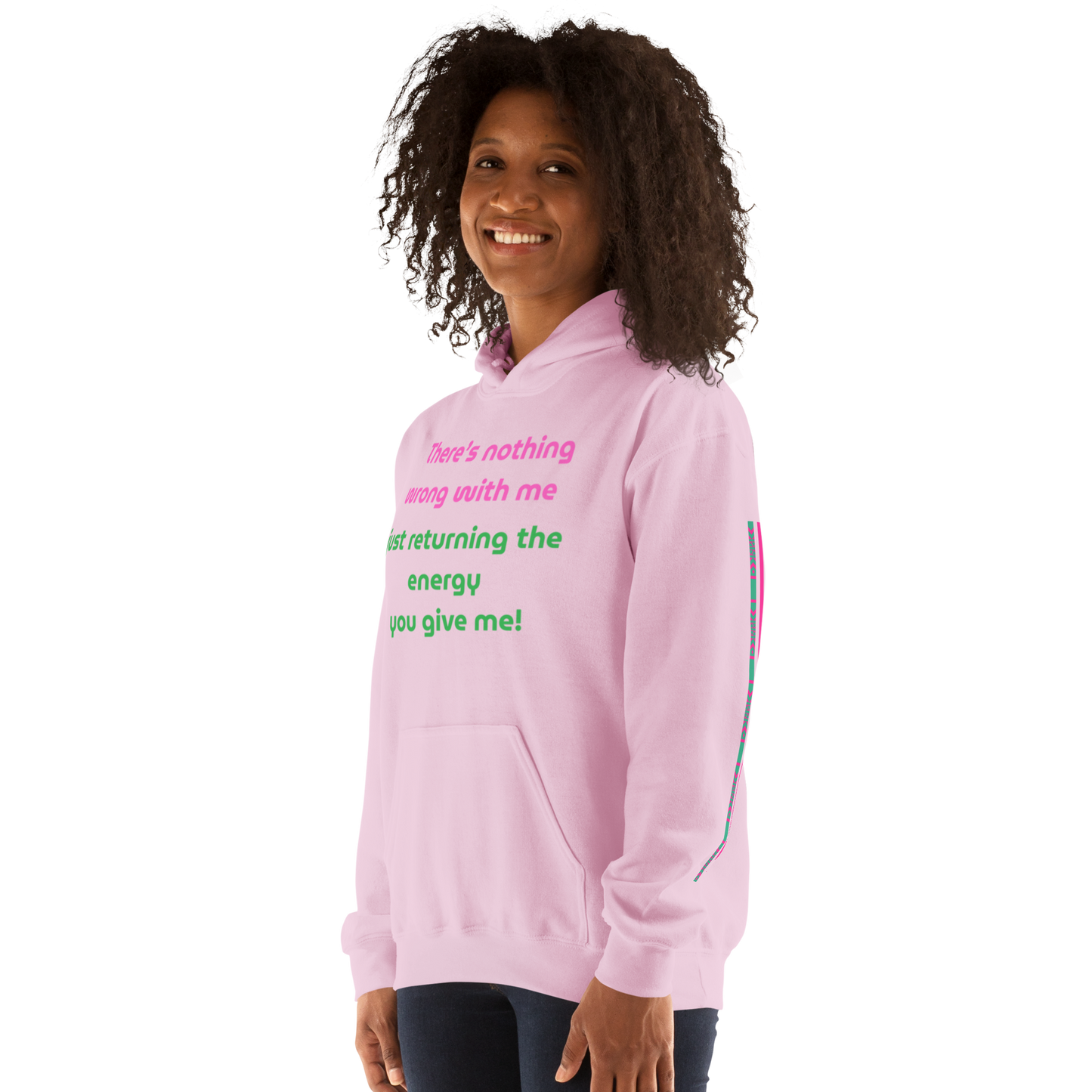 Matching Energy Unisex Hoodie (Pink)