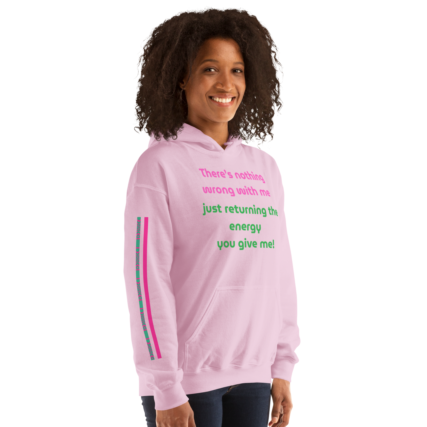 Matching Energy Unisex Hoodie (Pink)