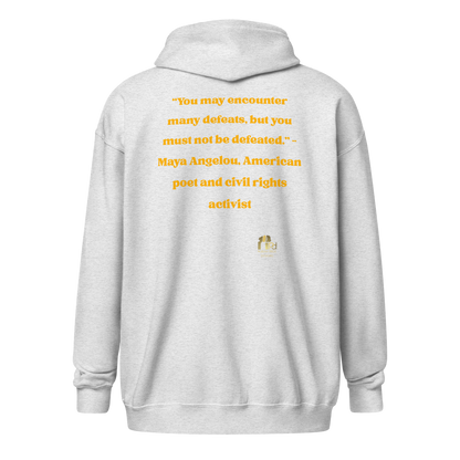 "Undefeated" Maya Angelou Tribute Unisex Hoodie