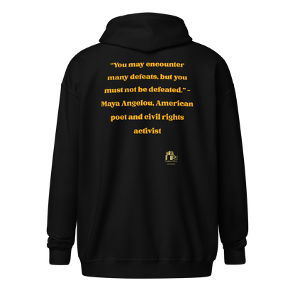 "Undefeated" Maya Angelou Tribute Unisex Hoodie