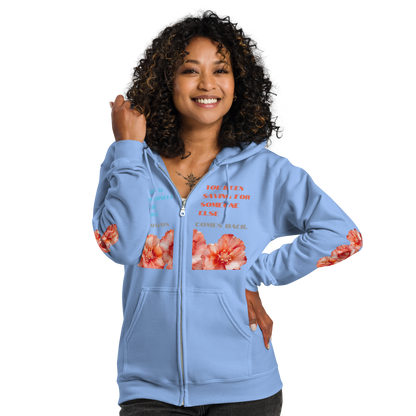 Self Love Zip Hoodie for Women